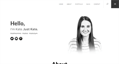 Desktop Screenshot of katefrappell.com
